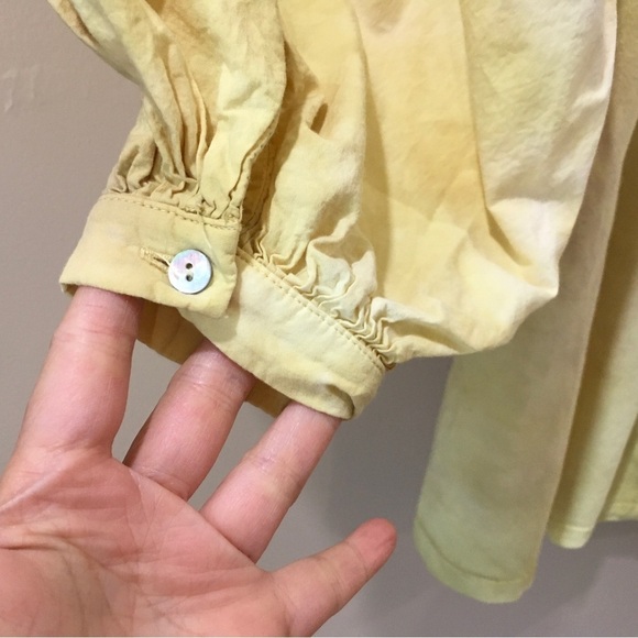 NEW zara romper tie dye yellow Oversize size s - Picture 9 of 11